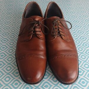 Nunn Bush leather oxford men's dress shoes casual